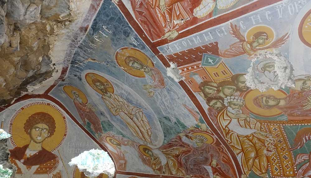 Sümela Manastırı'nın kayalıklarındaki saklı şapel restore edilecek