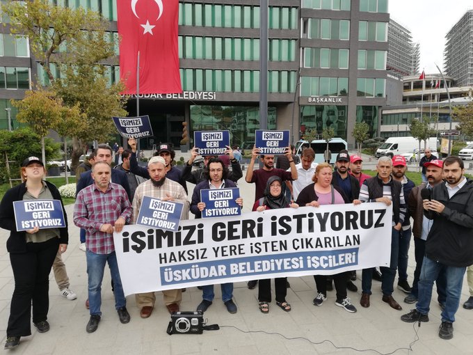 Üsküdar işçi eylemi