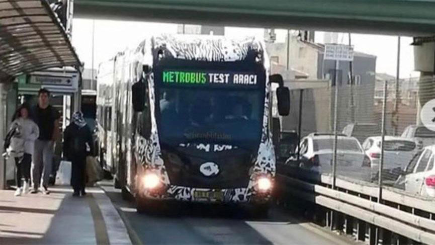 İBB yeni metrobüsleri test etmeye başladı!