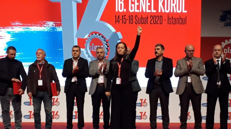 Arzu Çerkezoğlu 310 oyla yeniden DİSK Genel Başkanı oldu