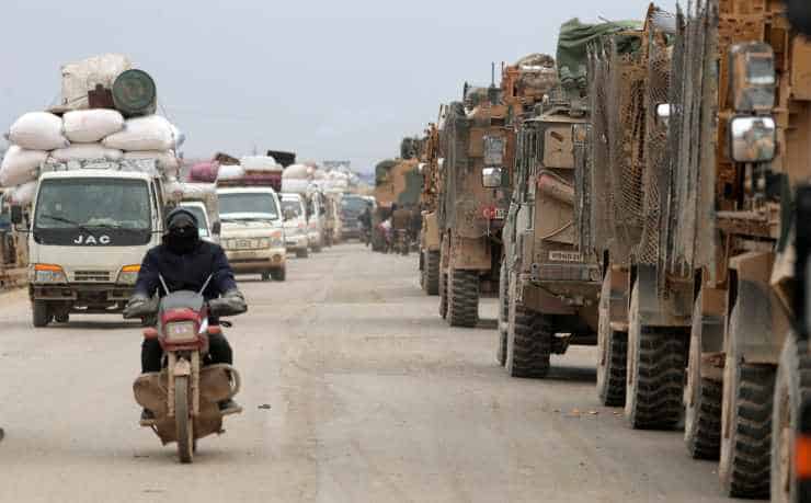TSK'dan İdlib’e büyük askeri yığınak