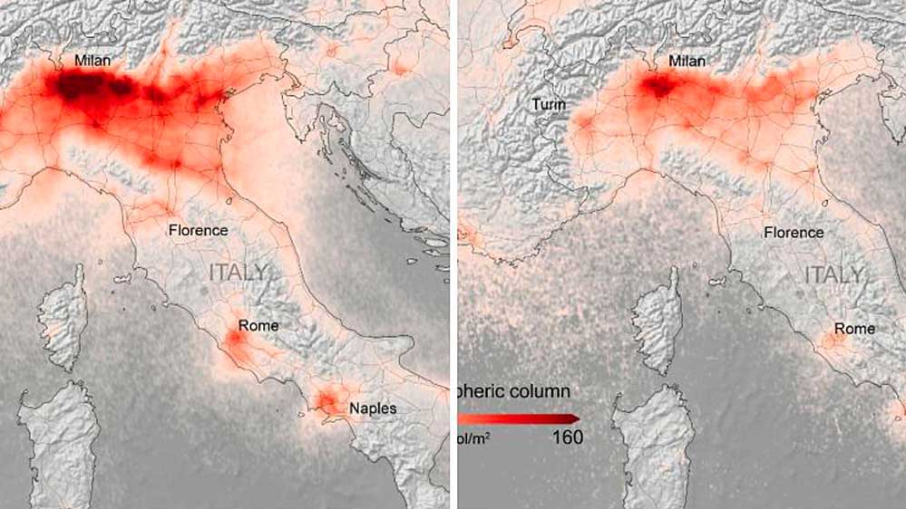 Avrupa'da-hava-kirliliği-seviyeleri,-Koronavirüs-nedeniyle-yüzde-45-azaldı