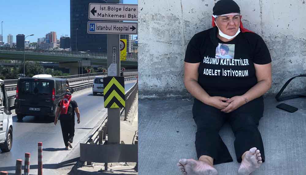 Oğlu-öldürülen-Anne,-adalet-talebi-için-Ankara’ya-yürümeye-başladı