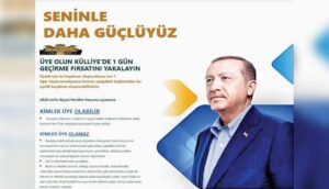 AK Parti teşkilatından 'üyelik' kampanyası: Külliye'de bir gün geçirme fırsatı