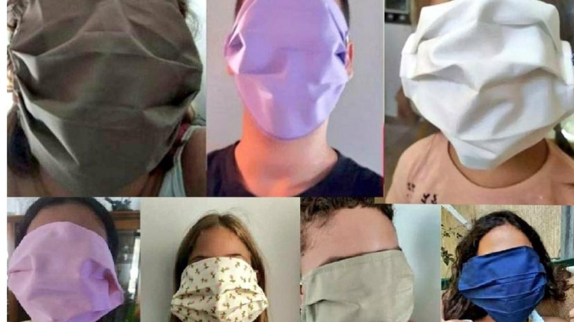 Yunanistan'ın salgın için dağıttığı maskeler sosyal medyanın gündemine oturdu