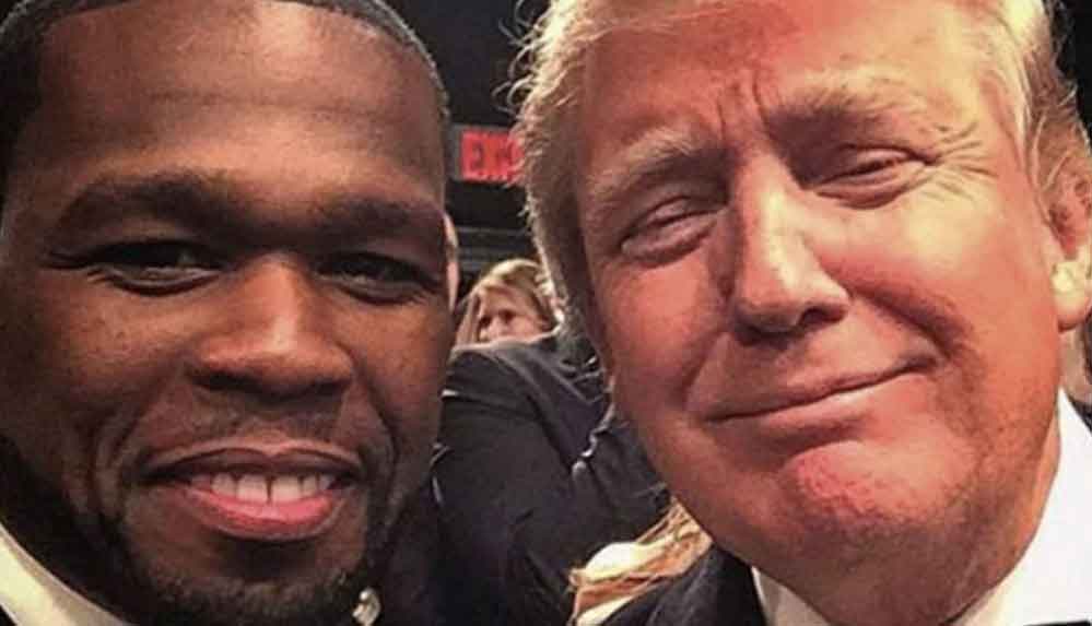 Trump'ı destekleyen 50 Cent: Biden'la 20 Cent olmak istemiyorum