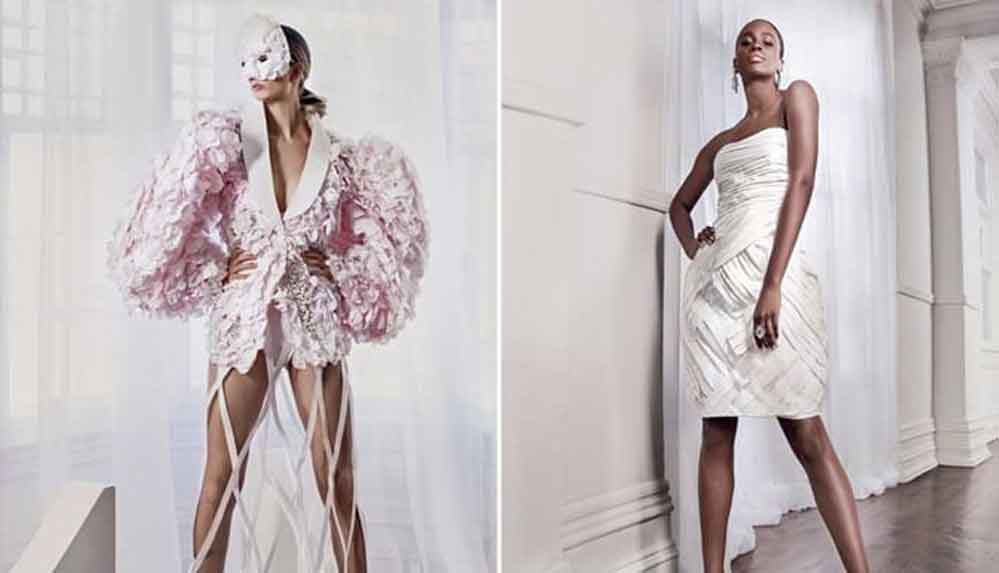 Tuvalet kağıdından elbiseler: Gelirleri kanser araştırmasına gidecek