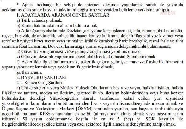 Resmi Gazete'deki 'Akıl sağlığı yerinde' iş ilanı dikkat çekti
