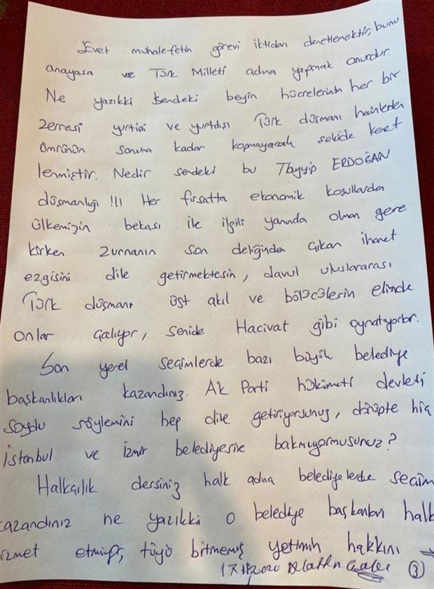 Alaattin Çakıcı’dan CHP Genel Başkanı Kılıçdaroğlu’na tehdit!