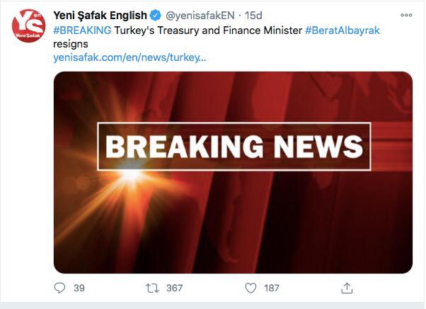 Berat Albayrak istifa etti, resmi açıklama yok, hack iddiası var