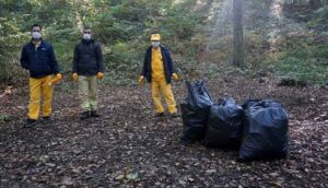 Belgrad Ormanı piknik alanlarında 22, orman derinliklerinde 9 ton çöp toplandı