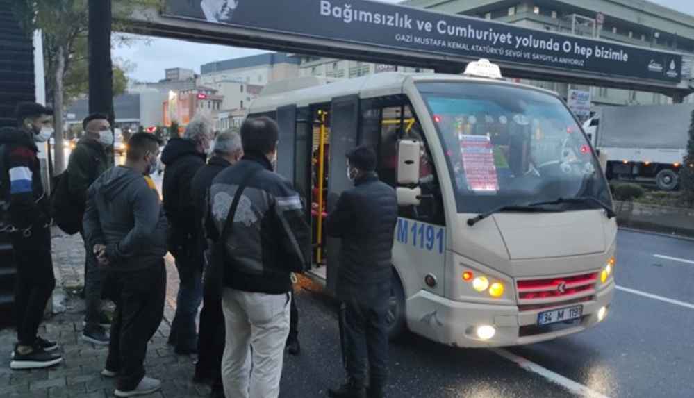 Fazla yolcu alan minibüs şoförü: Ben almadım onlar bindi