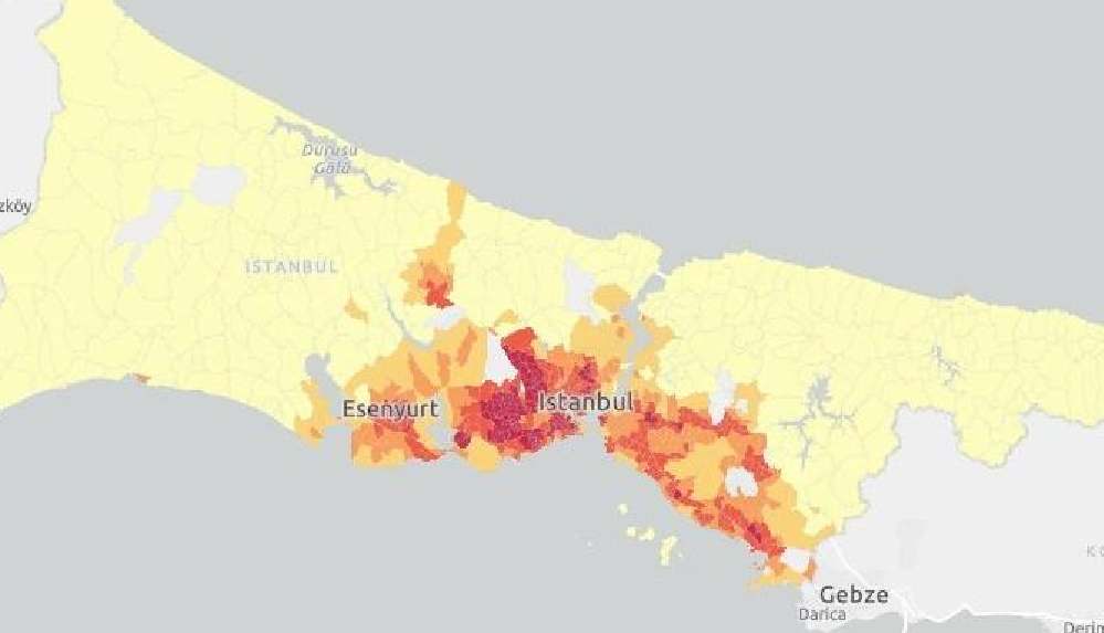 İstanbul’un koronavirüs kırılganlık haritasında metronun olduğu mahallelerde risk yüksek çıktı
