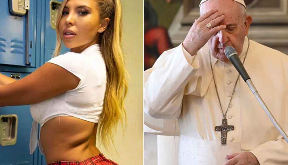 Papa seksi modele 'like' atınca Vatikan karıştı