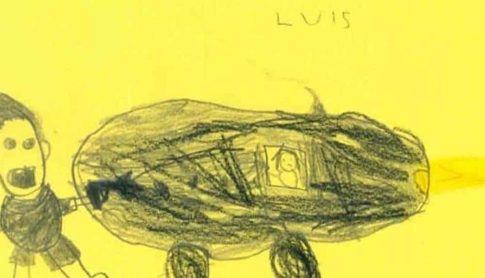 Polis, kaza yapıp kaçan sürücünün izini altı yaşındaki çocukların çizdiği resimlerle sürüyor