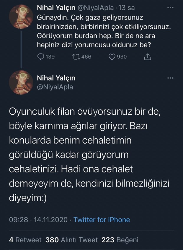 Nihal Yalçın’dan 'Bir Başkadır' paylaşımı: Ne ara hepiniz dizi yorumcusu oldunuz be?