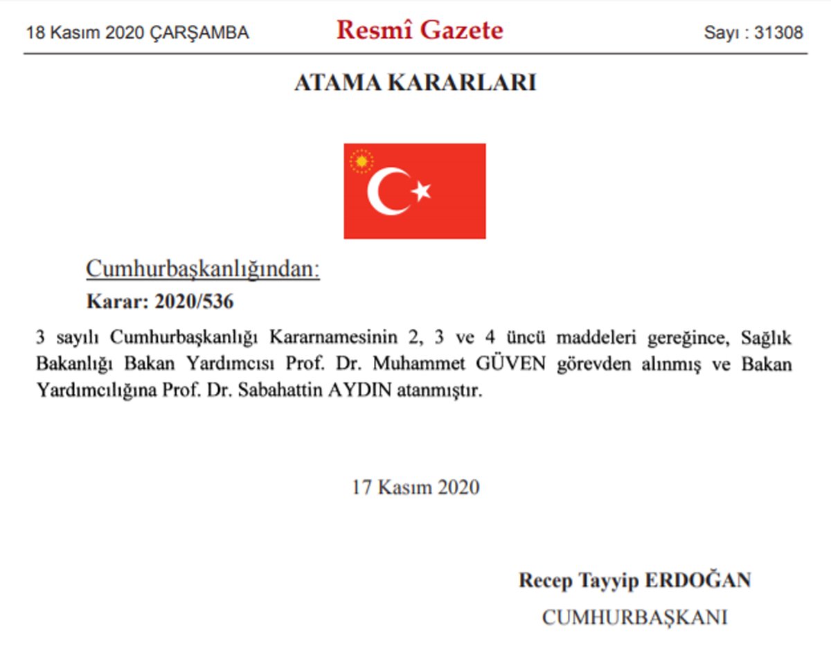 Sağlık Bakanlığı'nda gece yarısı operasyonu! Görevden alındı 3 Sağlık Bakanlığı'nda gece yarısı operasyonu! Görevden alındı
