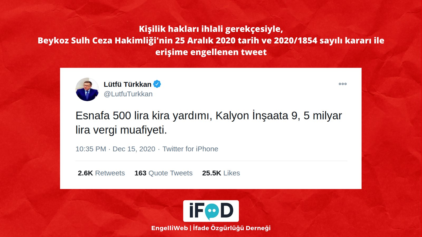 'Kalyon İnşaat' paylaşımına erişim engeli 3 'Kalyon İnşaat' paylaşımına erişim engeli