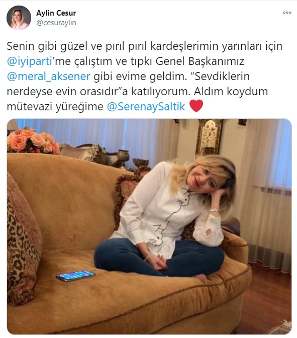 Akşener'in "Evime dönüyorum" yanıtı sosyal medyada kampanyaya dönüştü