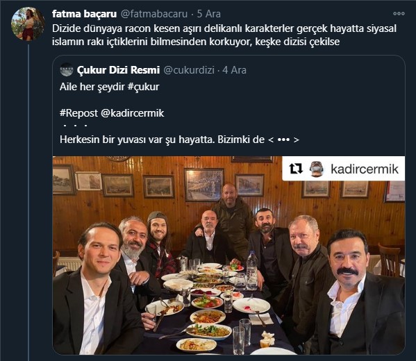 'Çukur' dizisi oyuncusu Ercan Kesal'dan, tartışma yaratan fotoğrafa ilişkin ilk açıklama