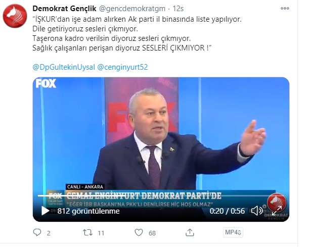 Cemal Enginyurt'tan AKP'ye ilişkin çarpıcı iddia