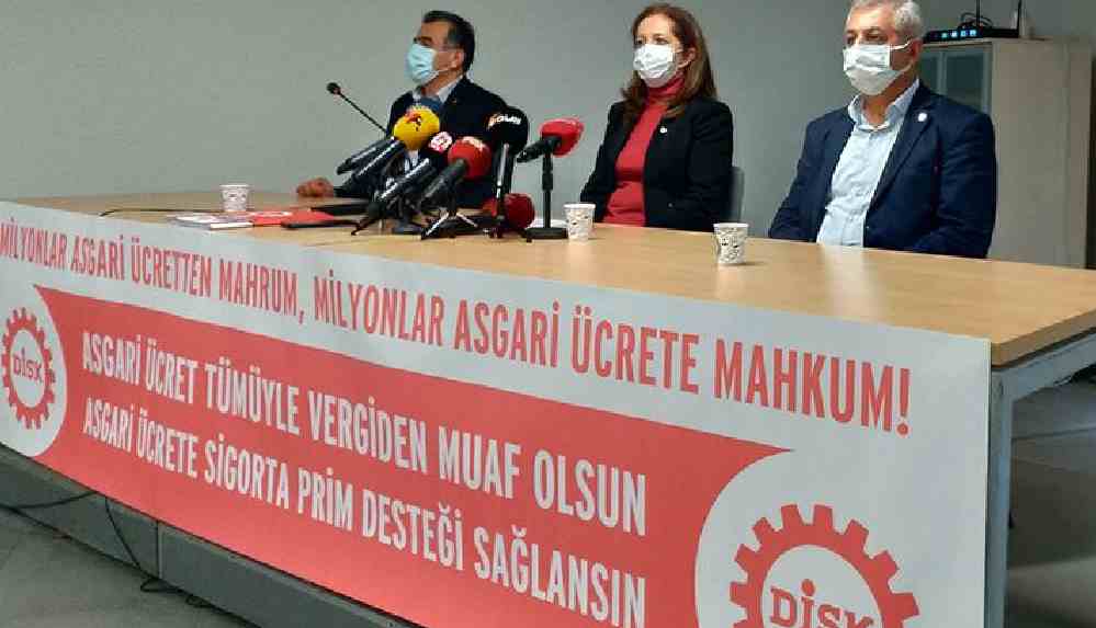 DİSK, asgari ücret talebini açıkladı: Net 5 bin 200 TL olmalı