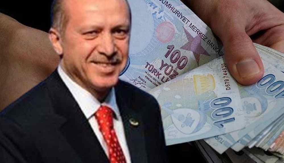 Erdoğan 1 ayda 31 asgari ücret alacak