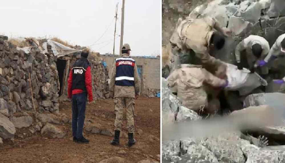 Kavga ettikleri babalarını elektrik kablosuyla boğup, mağaraya gömmüşler