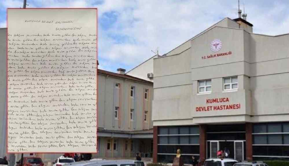 Kumluca Devlet Hastanesi'nde başhekimden hemşireye 'Ben salağım görev yerimi terk ettim' cezası