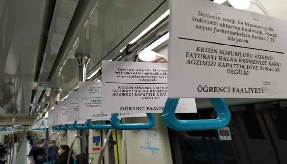 Marmaray'da aktarma indiriminin kaldırılmasına tepki: "Ağzımızı kapattık diye susacak değiliz"