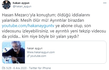 Hasan Mezarcı iddiası sosyal medyada gündem oldu