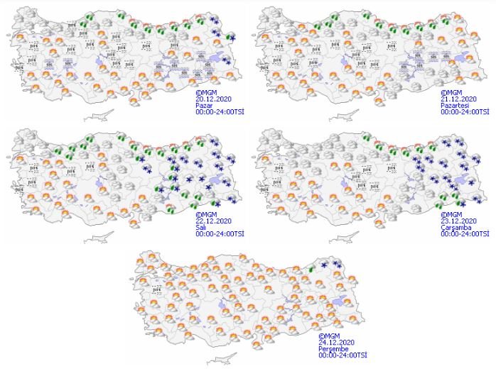 Hava sıcaklıları düşüyor, kar etki alanını artırıyor