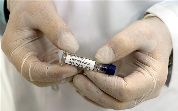 Yerli aşı ve korunduğu oda görüntülendi