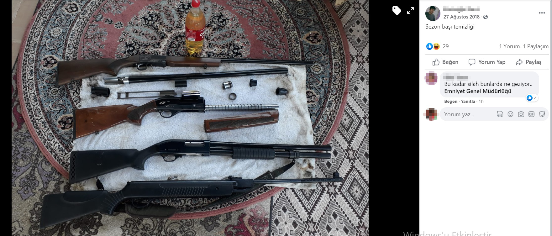 İşkenceci Ramazan İpek'ten, 'en ölümcül mermi' paylaşımı