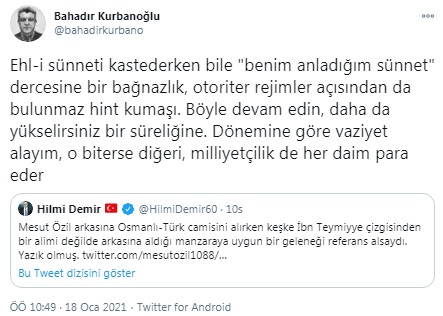 Mesut Özil'in 'Cuma' paylaşımı ilahiyatçıları böldü