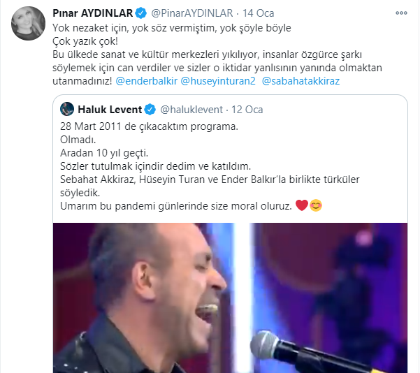 İbo Şov'a katılan Sabahat Akkiraz, Hüseyin Turan ve Haluk Levent'e tepki yağıyor 3 İbo Şov'a katılan Sabahat Akkiraz, Hüseyin Turan ve Haluk Levent'e tepki yağıyor