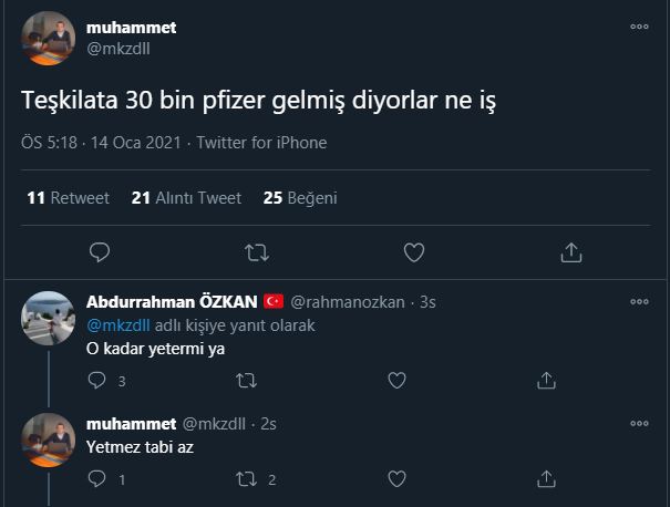 AKP'li isimlerden skandal aşı sohbeti: Teşkilata 30 bin aşı yeter mi? 3 AKP'li isimlerden skandal aşı sohbeti: Teşkilata 30 bin aşı yeter mi?