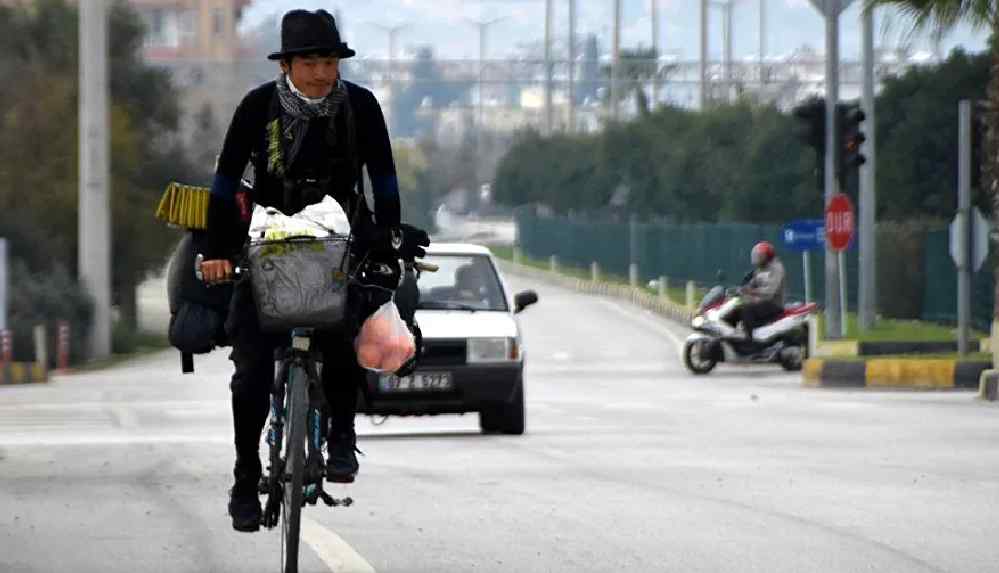 Bisikletiyle 13 ülke gezen Japon fotoğrafçı Antalya'da: Türk insanı sıcakkanlı ve misafirperver, tekrar geleceğim