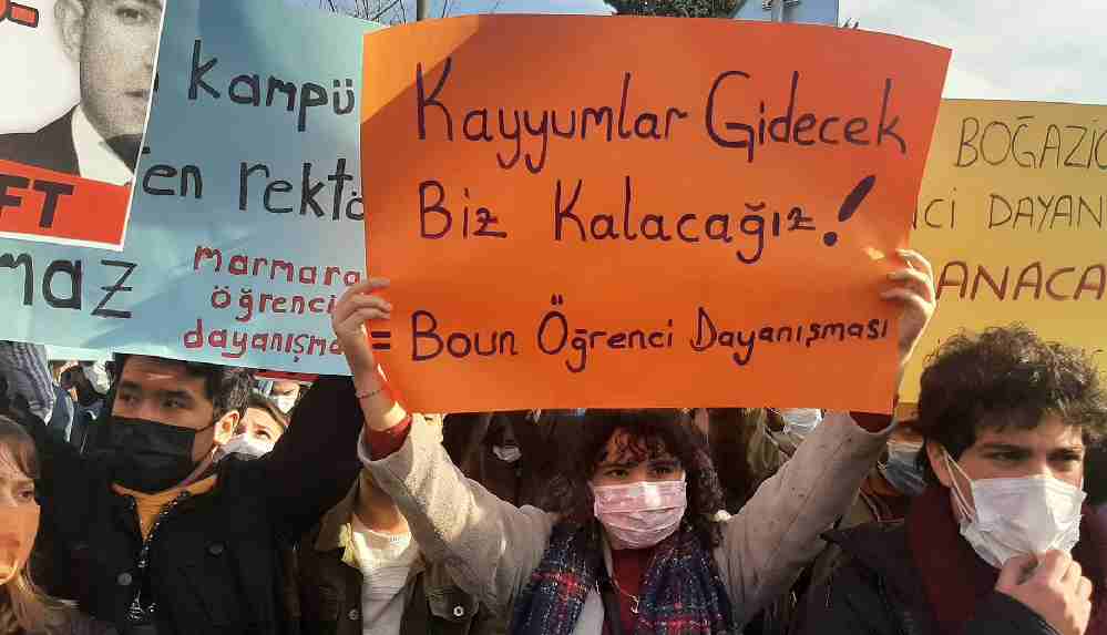 Boğaziçili öğrenciler rektör atamasına rap şarkıyla tepki gösterdi