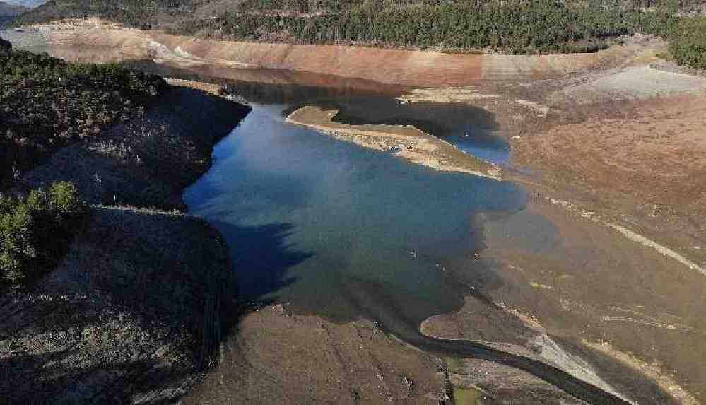 Nilüfer Barajı’nda su oranı yüzde 5’e düştü