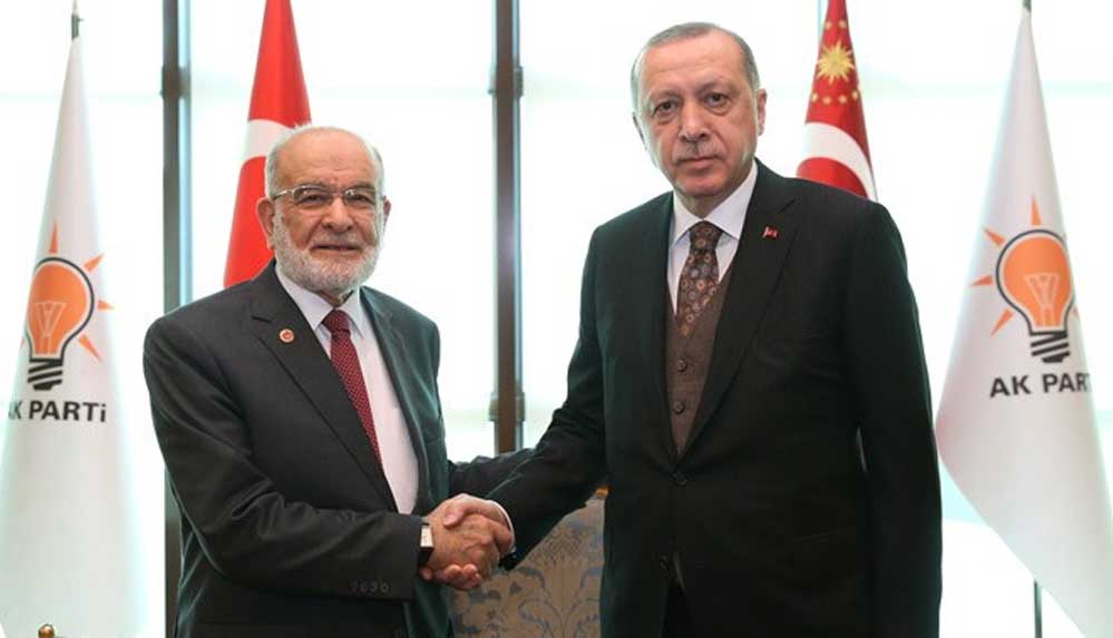 Karamollaoğlu ile Erdoğan arasında sürpriz görüşme