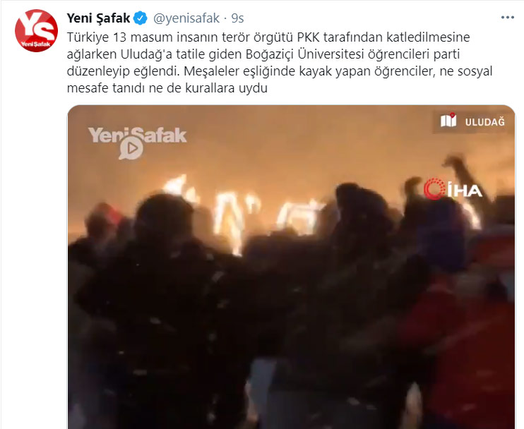Şehitler üzerinden Boğaziçi provokasyonu