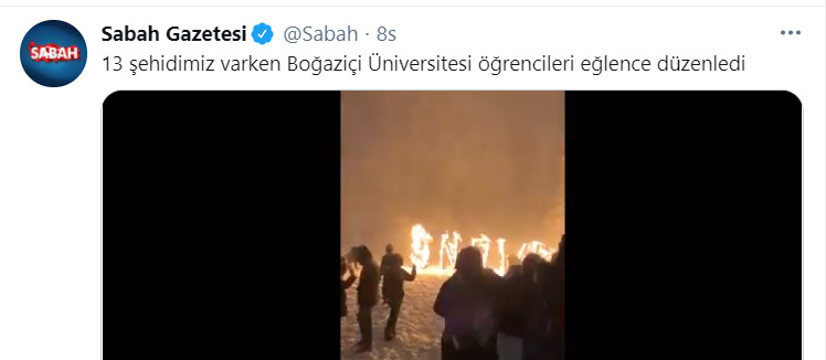 Şehitler üzerinden Boğaziçi provokasyonu
