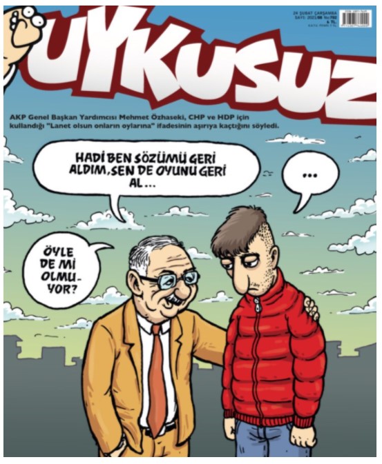 Uykusuz'dan çok konuşulacak 'Lanet olsun oylarına' kapağı 3 Uykusuz'dan çok konuşulacak 'Lanet olsun oylarına' kapağı