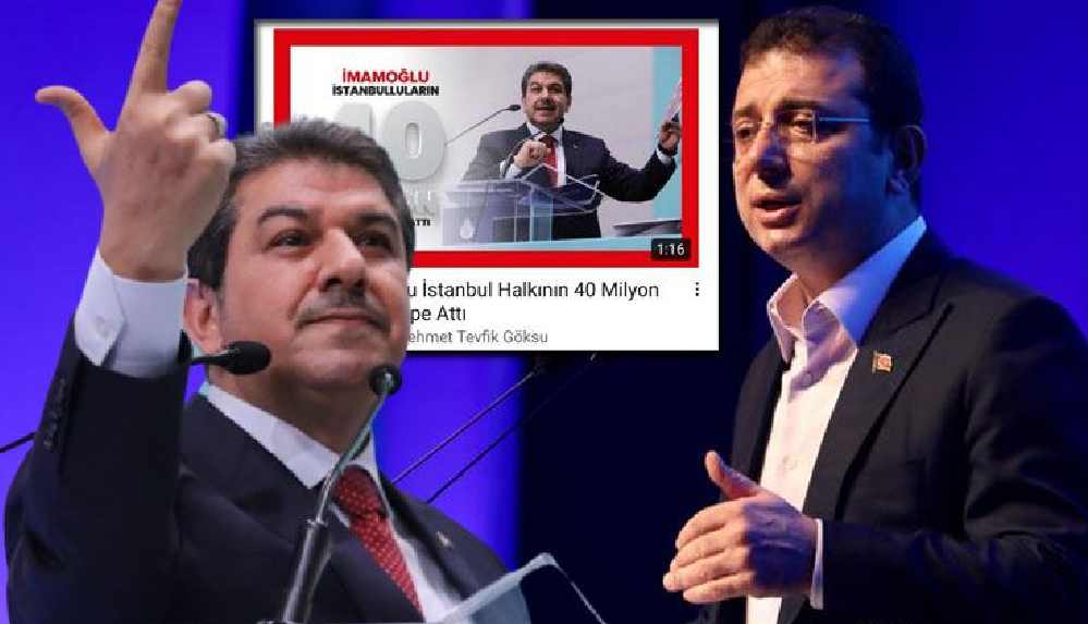 AKP'li Göksu, İmamoğlu'nu eleştirmek için Youtube'a reklam verdi