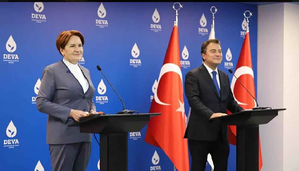 Babacan ve Akşener'den ortak basın toplantısı_ 'Hükümetin 'haftanın düşmanları' panosu var'