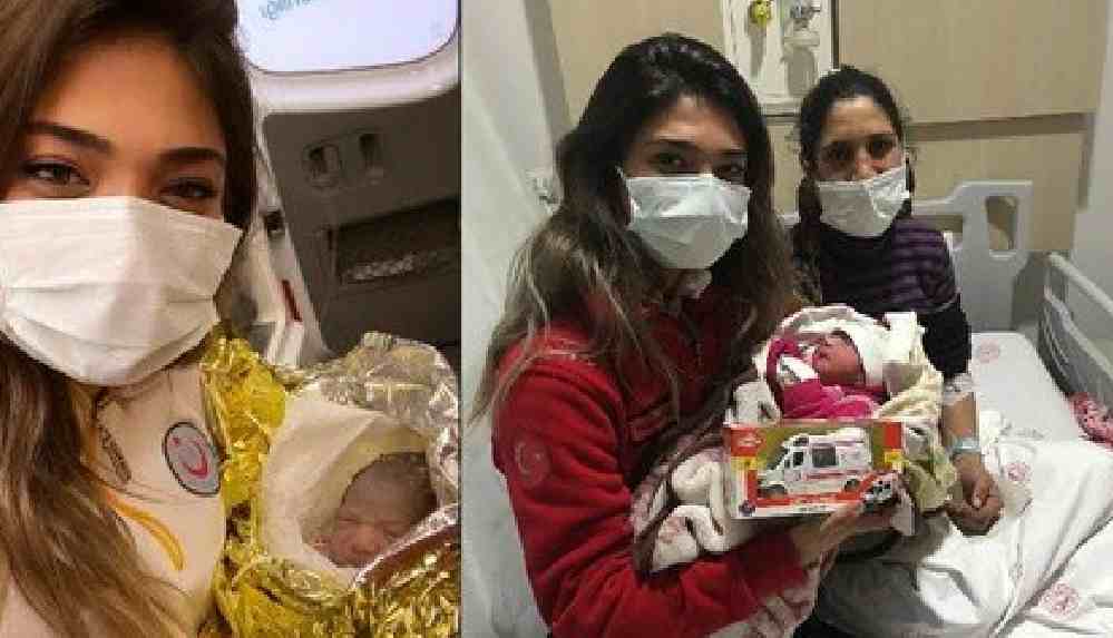 Depremde İnci’yi kurtardı, otobüste doğum yaptırdı