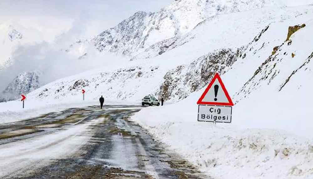 Meteorolojiden Karadeniz ve Doğu Anadolu için çığ uyarısı