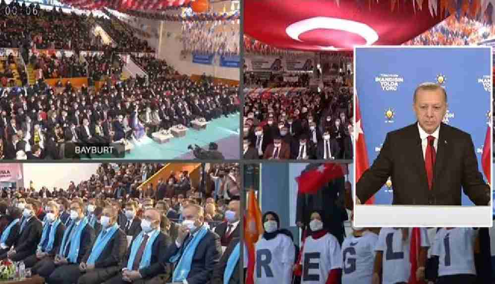 Pandemi kurallarının hiçe sayıldığı AKP kongreleri sürüyor