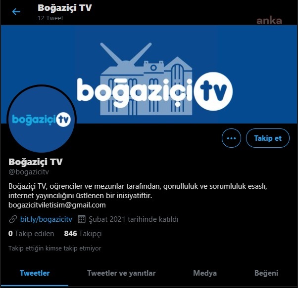 Boğaziçili öğrenciler televizyon kurdu